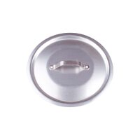 Capac rotund din aluminiu de 3 mm, cu maner din otel inoxidabil