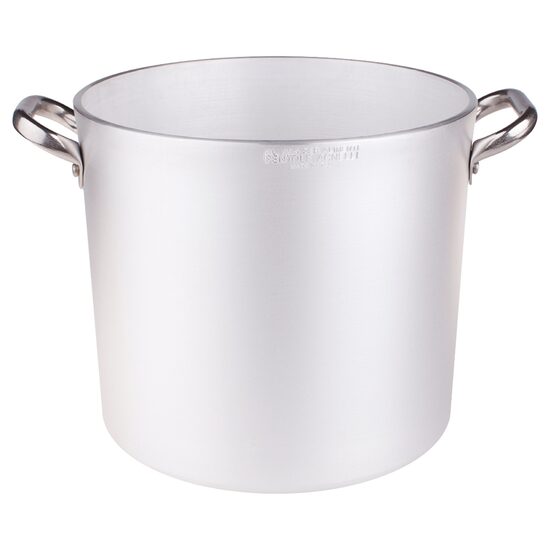 Oală din aluminiu, grosime 5mm, cu doua mânere din inox