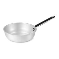 Tigaie din aluminiu de 3 mm „Mantecare” pentru sotarea pastelor și orezului, cu mâner din oțel inoxidabil