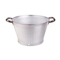 Sită conică din aluminiu de 3 mm cu două mânere din inox