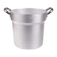 Sită cilindrică din aluminiu de 3 mm, cu doua mânere