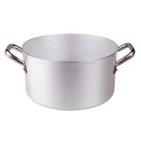 Cratiță înaltă din aluminiu cu mânere din inox