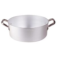 Cratiță joasă din aluminiu cu mânere din inox