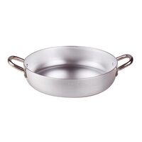 Tigaie din aluminiu pentru omlete, cu mânere din inox