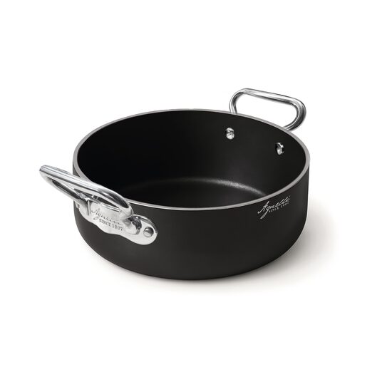 Cratița din aluminiu Non-Stick AlBlack cu două mânere din oțel inoxidabil
