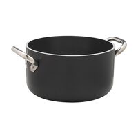 Oală din aluminiu Non-Stick AlBlack cu două mânere din inox