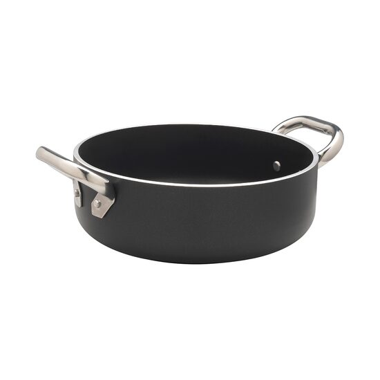 Cratiță din aluminiu Non-Stick AlBlack cu două mânere din inox