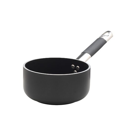 Cratiță adâncă din aluminiu non-stick ALBLACK cu mâner „rece” din inox