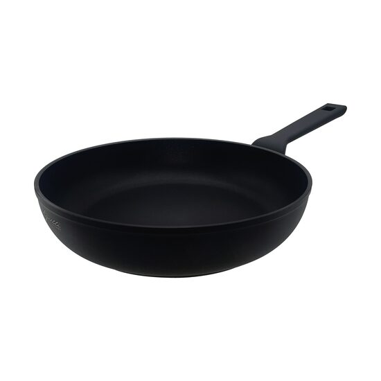 Tigaie antiaderentă Greblon C3+ din aluminiu cu 1 mâner - AlBlack