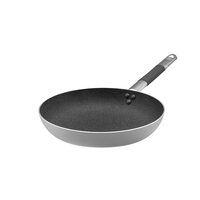 Tigaie antiaderentă Shark Skin din aluminiu de 3 mm, cu maner rece din inox