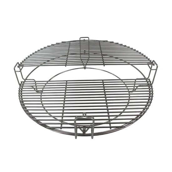Grătar din inox cu 2 niveluri pentru grătarul Kamado BBQ