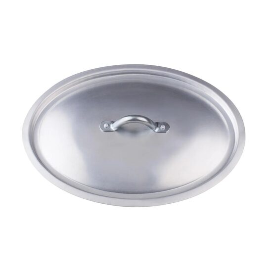 Capac oval cu maner din aluminiu - Agnelli