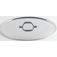 Capac plat, rezistent, lucios, cu maner - Agnelli