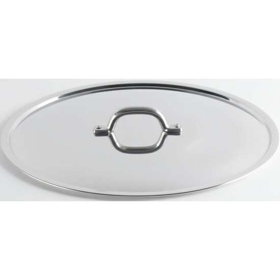 Capac plat, rezistent, lucios, cu maner - Agnelli