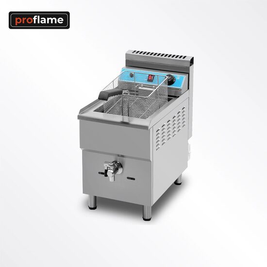 Friteusa pe gaz cu o cuva de 17 lt - ProFlame