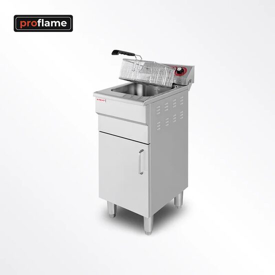Friteusa electrica cu o cuva de 16 lt - ProFlame