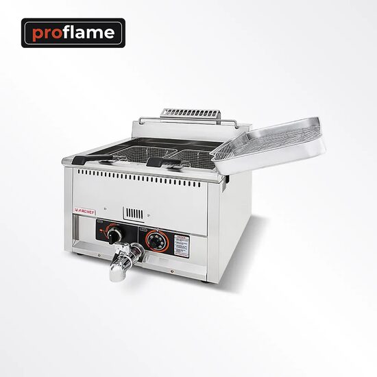 Friteusa electrica cu o cuva de 30 lt - ProFlame
