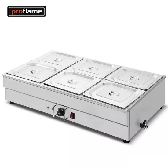 Bain-marie cu 6 cuve BM-6T - Proflame