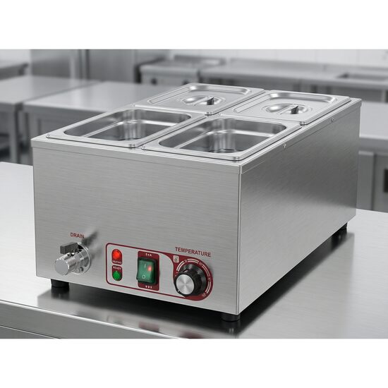 Bain-marie 4 cuve BM-1/4 - Proflame