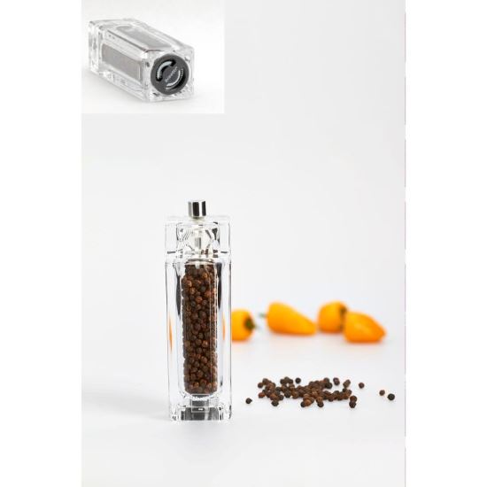 Rasnita din acril pentru piper 14.5 cm Como - Bisetti