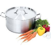 Oala cu capac, structura inox satinat 12.9Lt