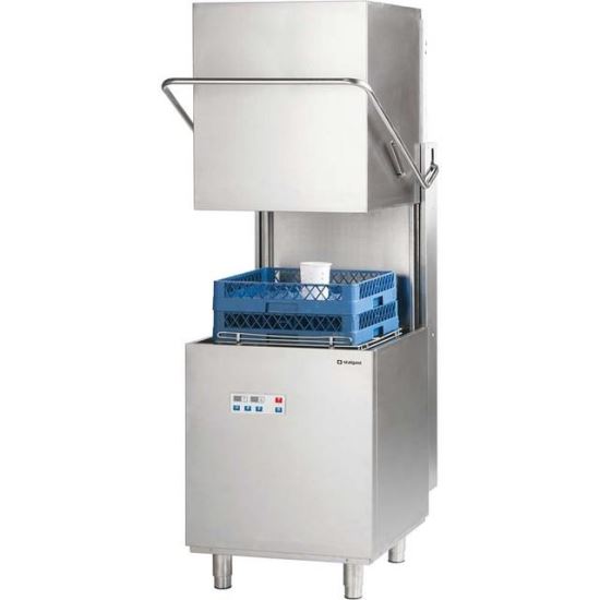 Masina de spalat vase cu capota cu dispenser detergent pompa clatire si pompa scurgere