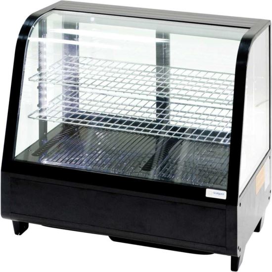 Vitrina frigorifica neagra - iluminare cu LED