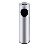 Cos de gunoi cu scrumiera din inox satinat