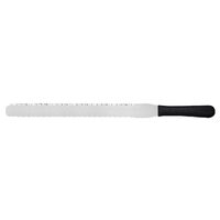 Cutit tip paleta pentru tort, Hendi, zimtat pe ambele parti, otel inoxidabil, lungime lama 350 mm