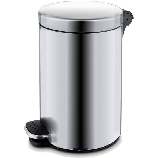 Cos de gunoi din inox lucios