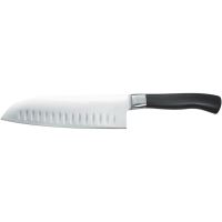 Cutit Santoku Elite din otel forjat cu striatii pe lama L130 mm