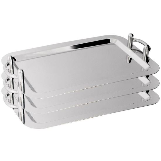 Tava servire GN1/1 cu manere - H 40 mm