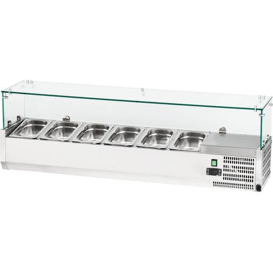 Vitrina frigorifica 6 X Gn 1/4