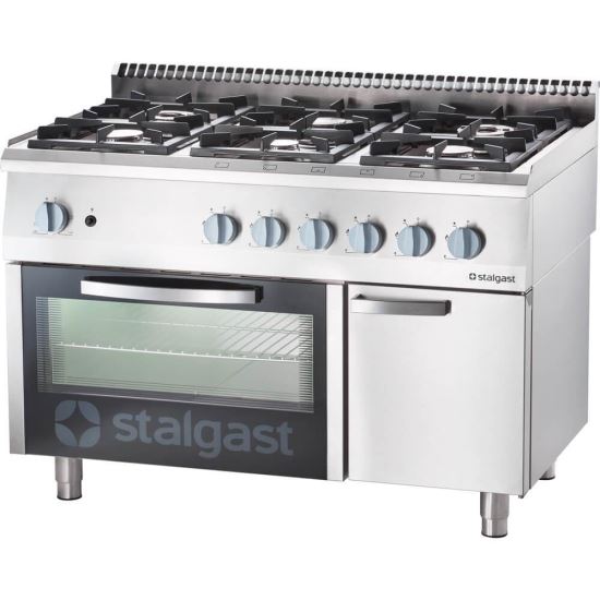 Masina de gatit cu 6 focuri si cuptor 32,5+7 kW (static) - G30