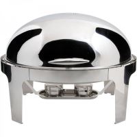 Chafing dish oval cu capac rabatabil 9 l