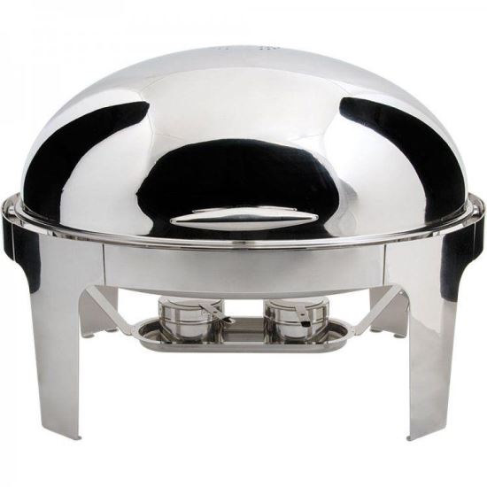 Chafing dish oval cu capac rabatabil 9 l