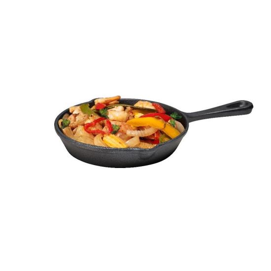 Tigaie fonta cu maner din silicon Ø160mm