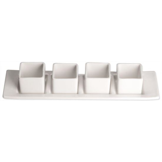 Set de 4 boluri din portelan