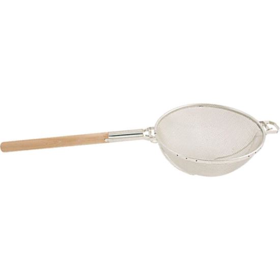 Strecuratoare din inox cu maner de lemn