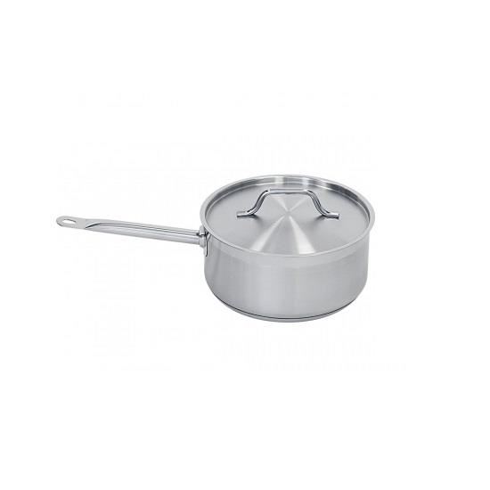 Cratita cu capac, structura inox satinat 5 lt