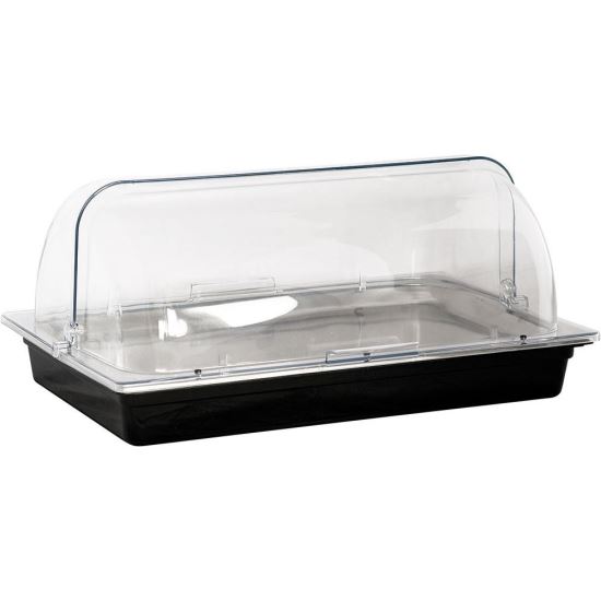 Display expunere cu capac roll-top