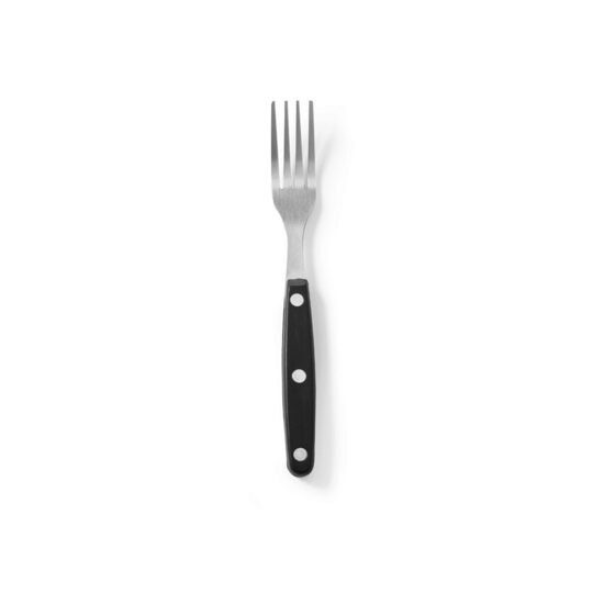 Set 6 x furculite, ideale pt friptura, lama inox, maner plastic, lungime 20 cm, Hendi Kitchen Line
