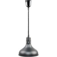 Lampa suspendata pentru incalzire alimente neagra