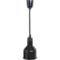 Lampa suspendata pentru incalzire alimente neagra