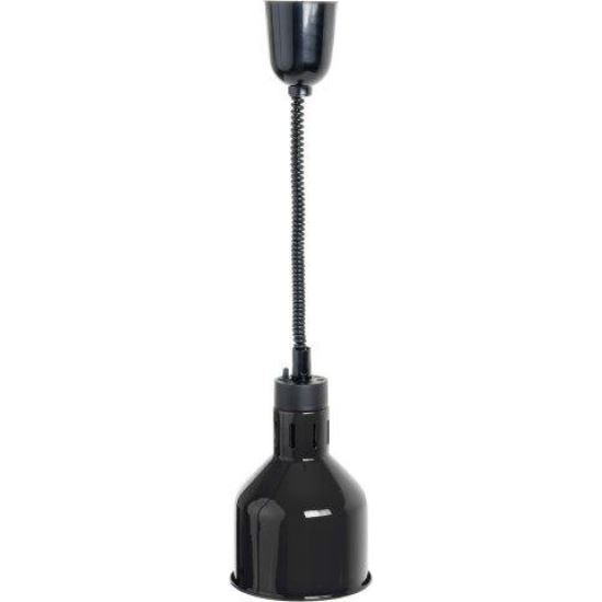 Lampa suspendata pentru incalzire alimente neagra