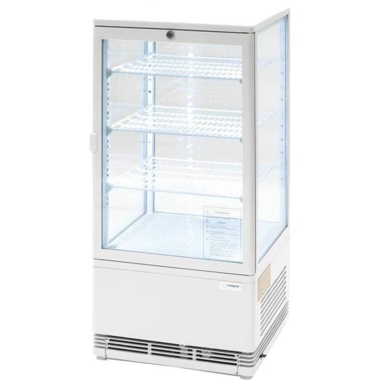 Vitrina frigorifica alba cu iluminare LED