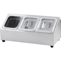 Stand pentru vaschete 3Xgn1/6 Max 150 Mm