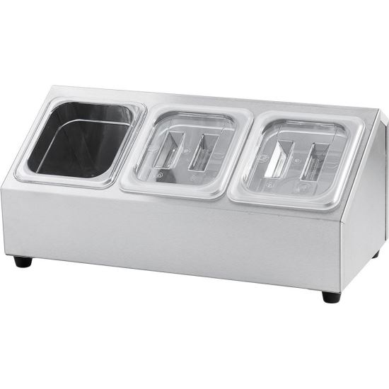 Stand pentru vaschete 3Xgn1/6 Max 150 Mm