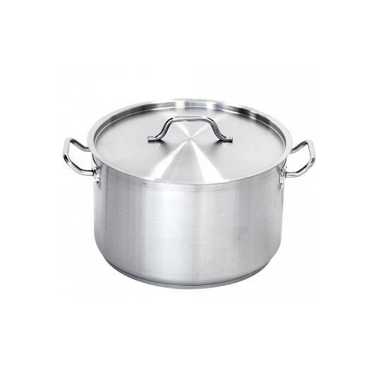 Oala cu capac, structura inox satinat 62,8 lt