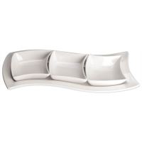 Set de 3 boluri din portelan